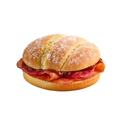 Bacon Roll with Brown Sauce at McDonald’s menu uk