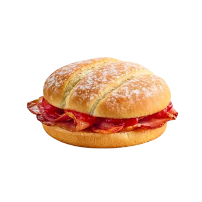 Bacon Roll with Tomato Ketchup at McDonald’s menu uk