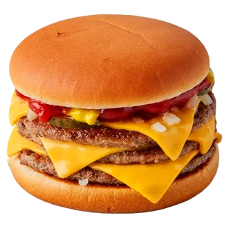 Triple Cheeseburger at McDonald’s menu uk