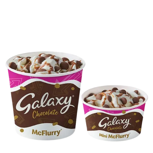 Galaxy Chocolate McFlurry