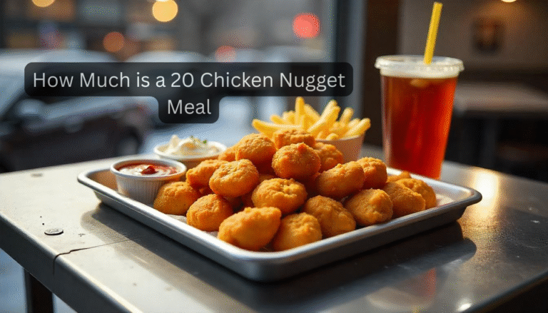 How Much Is a 20 Chicken Nugget Meal in the UK? Price & Nutrition Guide