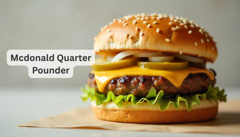McDonald Quarter Pounder UK: Calories, Nutrition & Price Guide