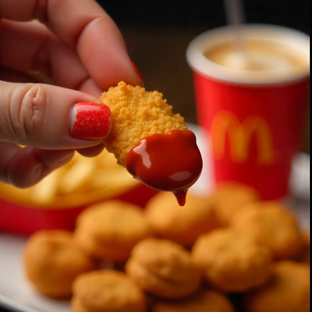 how many calories in a 6 piece mcnugget