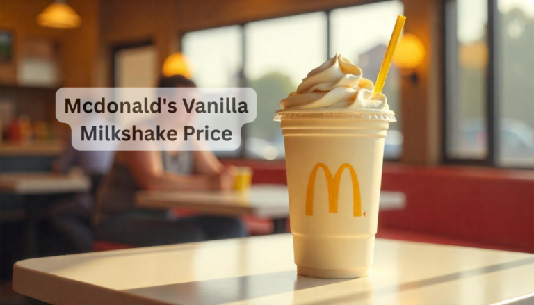 McDonald's Vanilla Milkshake Price UK