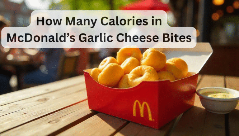 How Many Calories in McDonald’s Garlic Cheese Bites in the UK?