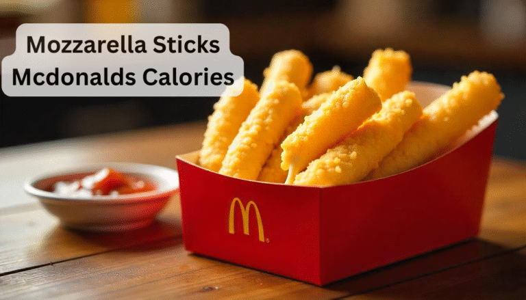 Mozzarella Sticks McDonalds Calories UK Guide