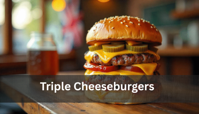 Triple Cheeseburgers UK: Nutrition & Price Guide